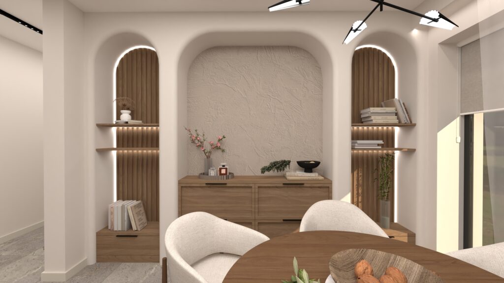 Salon z kucnią